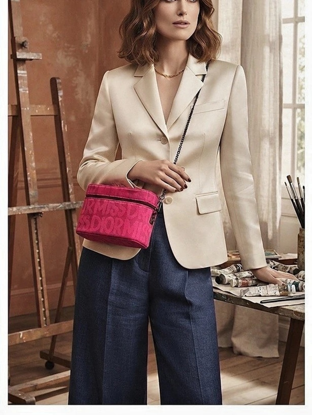 Dior Miss Dior Vanity Crossbody Bag in Pink